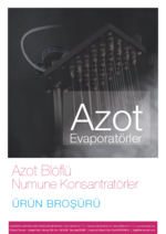 Azot Blöflü Numune Konsantratörler Ürün Broşürü