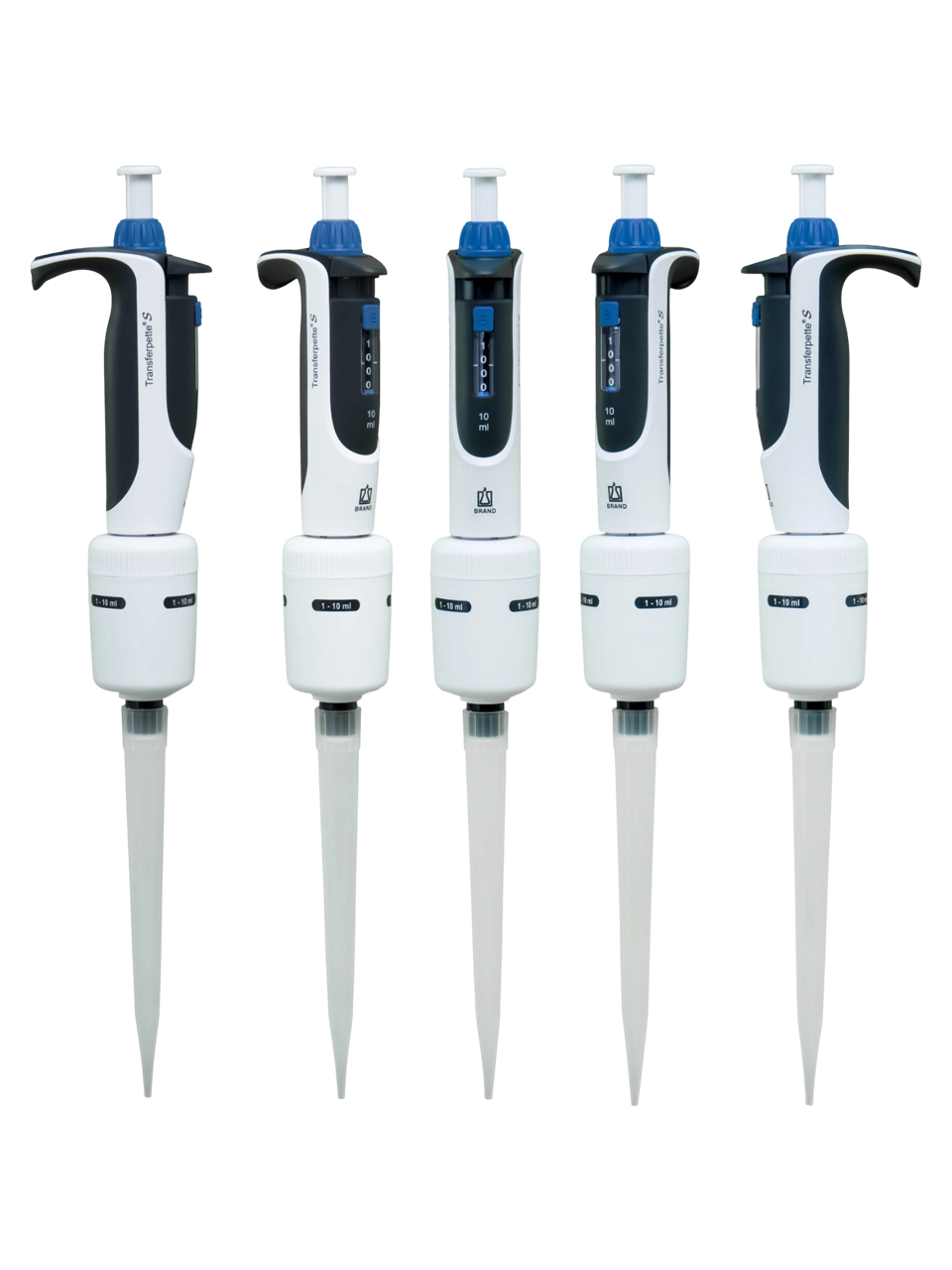 Mikropipet (Otomatik Pipet), Transferpette® S, Otoklavlanabilir, Tek Kanallı, Açık Mavi, 1.000-10.000 µl Ayarlanabilir Hacimli (Analog), 60 µl Hassasiyet, 10 µl Artış