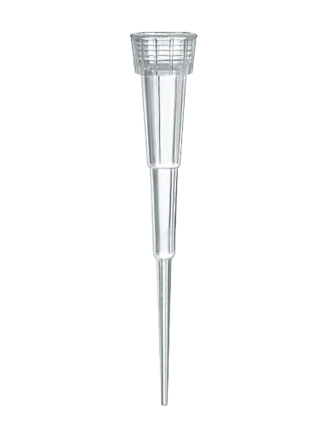 Pipet Ucu, P.P, Şeffaf, CE-IVD, Otoklavlanabilir, 0,1-20 μl, Filtresiz, Non-steril, 37 mm Uzunluk, (5 x 96 rack), 480 adet/koli