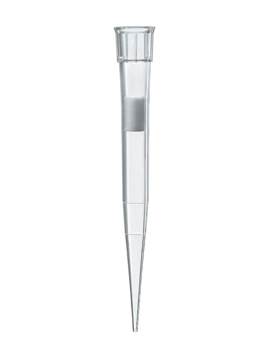 Pipette Tips, P.P, Clear, CE-IVD, Autoclavable, 5-200 μl, with Filter, Sterile (BIO-CERT®), 53 mm Length, (10 x 96 rack), 960 pcs/box