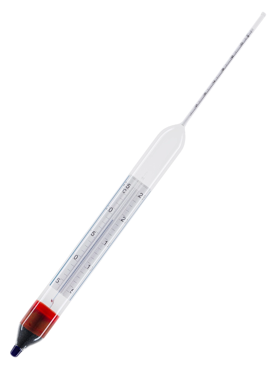 Alcoholometer, Glass, 35-40%, EG Class III, with Thermometer