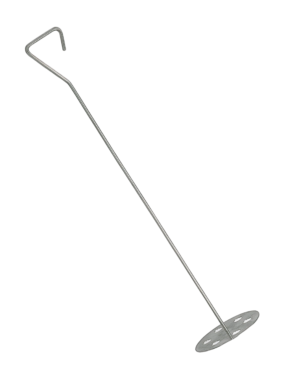 Süt Karıştırıcı, Paslanmaz Çelik, 160 mm Çapa Sahip Delikli Disk, 770 mm Uzunluk