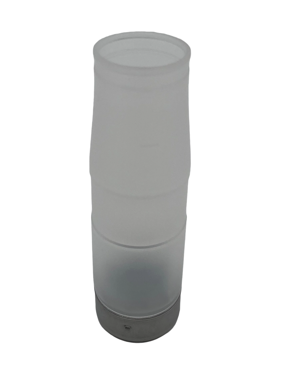 Süt Numune Şişesi, Polipropilen, 50 ml Hacim, 104 mm Yükseklik, Metal Tabanlı, Kapaksız