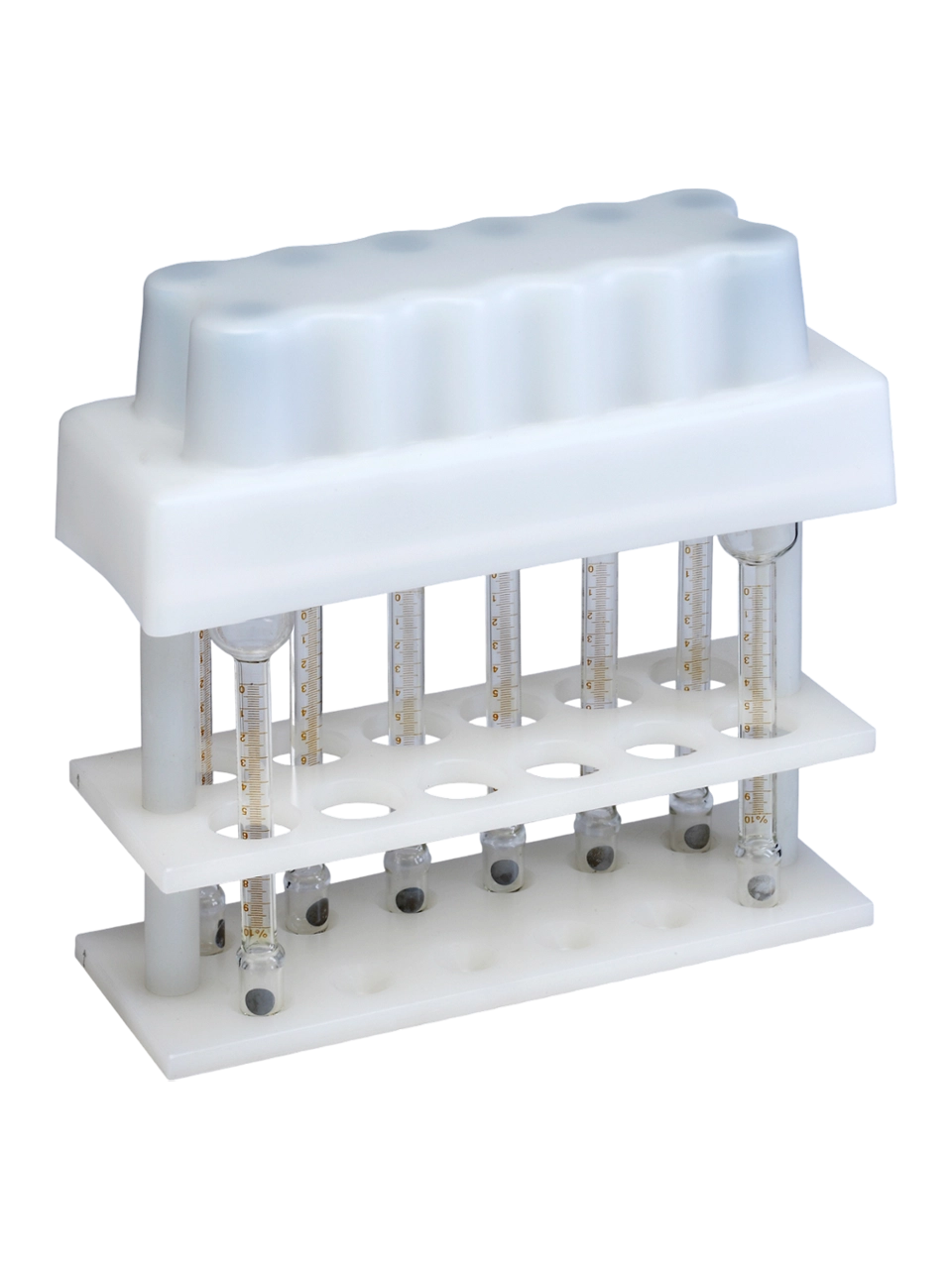 Protective Shaking Hood, Polypropylene, for 12 Samples, Compatible with 3331 Coded Butyrometer Stand