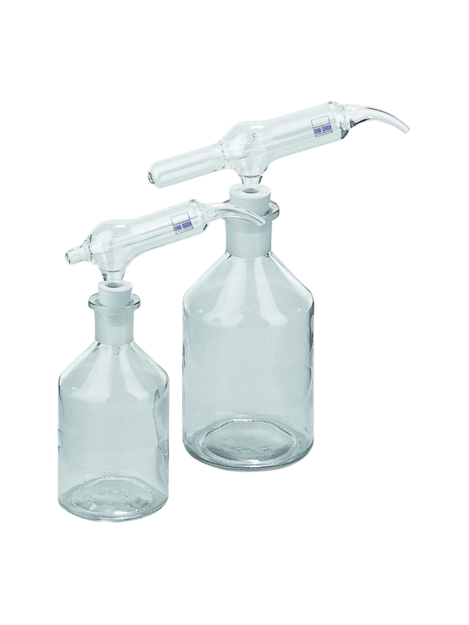 Eğimli Otomatik Pipet, Cam, Şeffaf, Gelişmiş, 10 ml Sülfürik Asit İçin, Kauçuk Tıpa ve 500 ml Saklama Şişesi İle