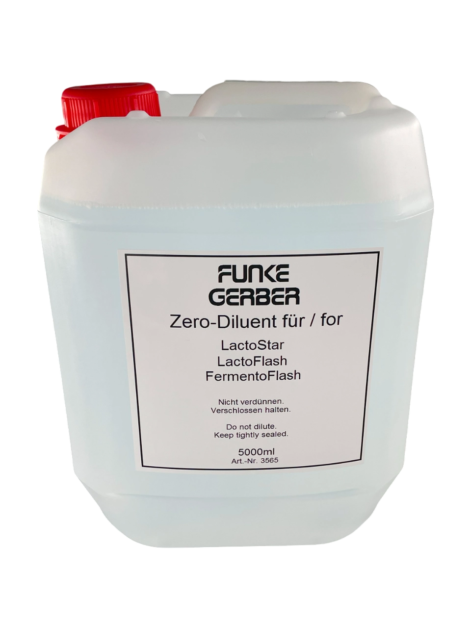 Zero-Diluent, for LactoStar, LactoFlash and FermentoFlash Analysis Devices - 5 L