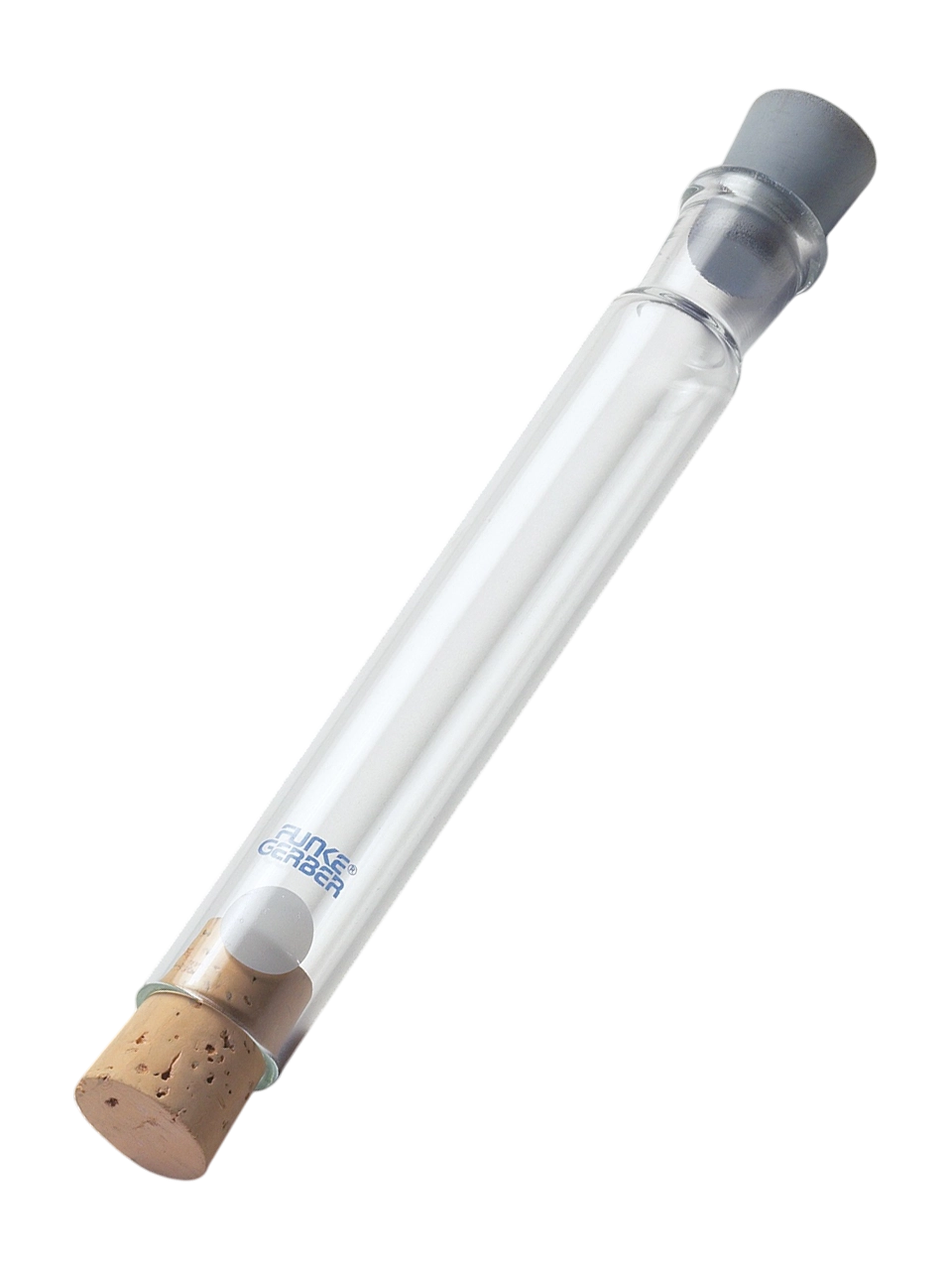 Santrifüj Tüpü, Cam, Çift Tıpalı, Friese Metoduna göre, 24 mm Dış Çap, 155 mm Uzunluk