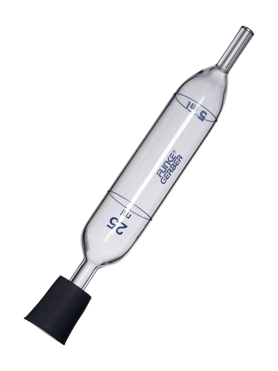 Homojenizasyon Pipeti, Cam, Tıpalı, 5 ml ve 25 ml'de İşaretli, 24 mm Dış Çap, 150 mm Uzunluk