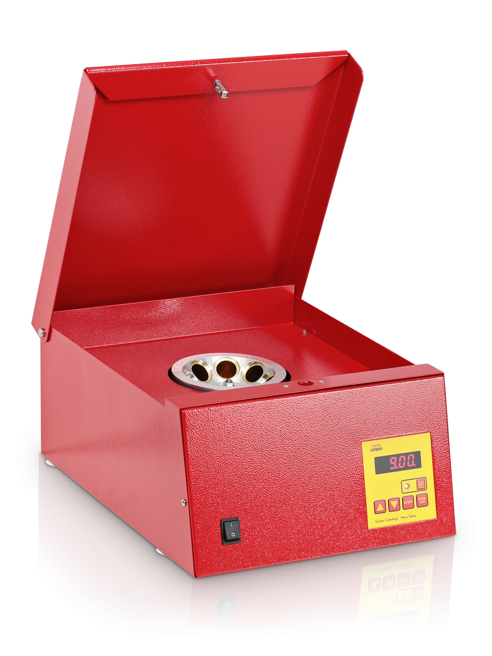 Centrifuge, NovaSafety, Desktop Type, 1350 RPM, Heater from Ambient Temp to 65°C, LCD Display, 8 Butyrometer Capacity