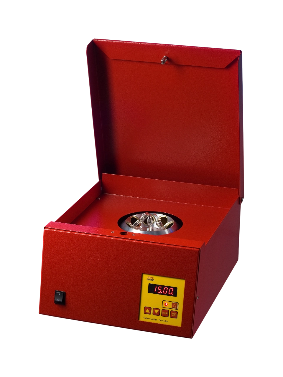 Centrifuge, NovaSafety, Desktop Type, 1350 RPM, Heater from Ambient Temp to 65°C, LCD Display, 8 Butyrometer Capacity
