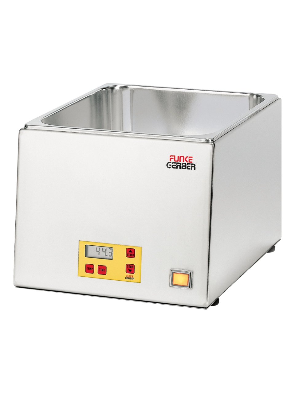 Water Bath, WB 436-D, Room Temp. +5-100°C, Time Adjusted, LED Display, Stainless Steel Lid (Sold Separately), 18 L Stainless Steel Bath