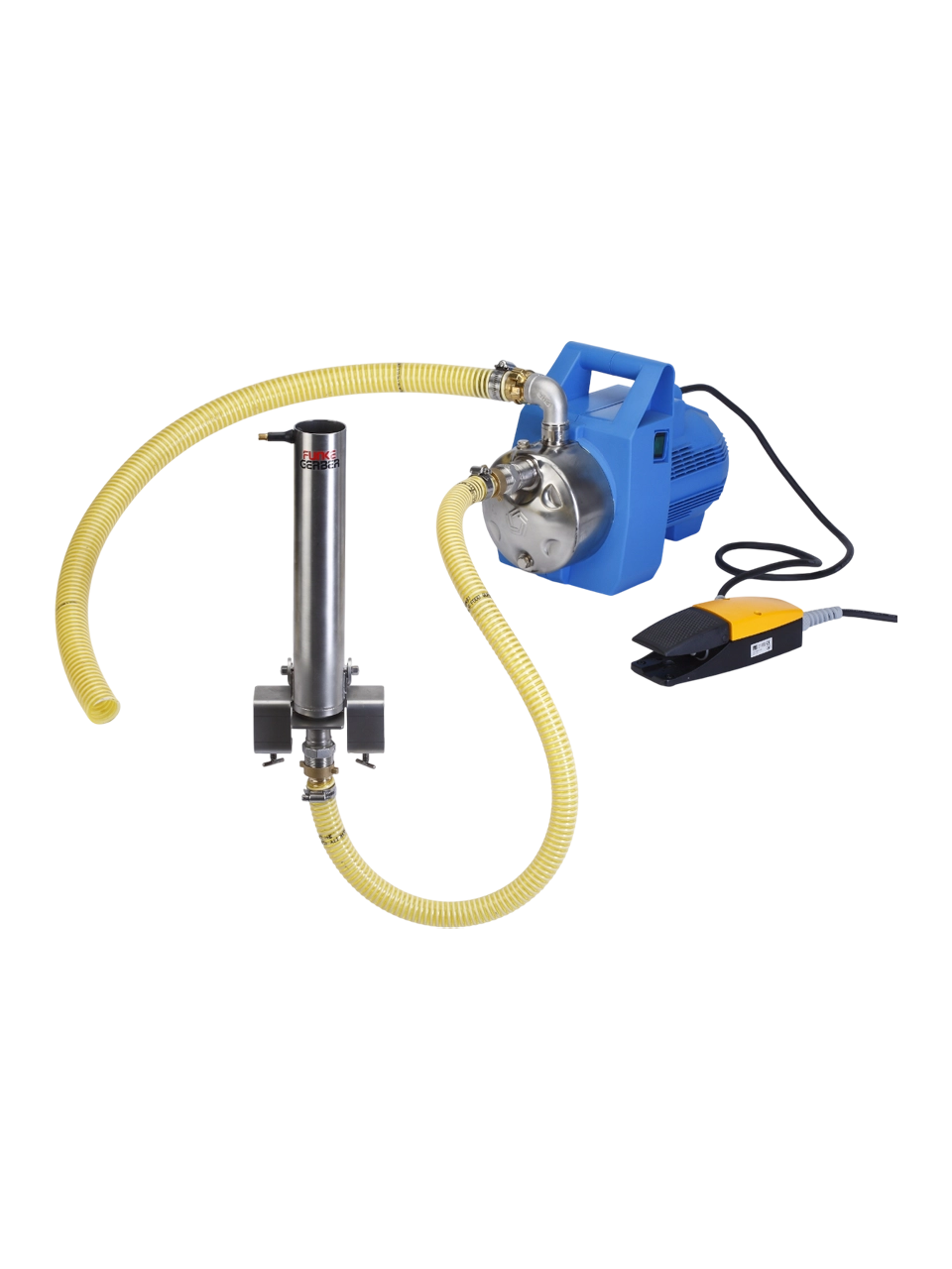 Sediment Tester, SEDILAB-E, Stainless Steel, for 500 ml of Milk, with Pump and Clamp for Attaching to Tables