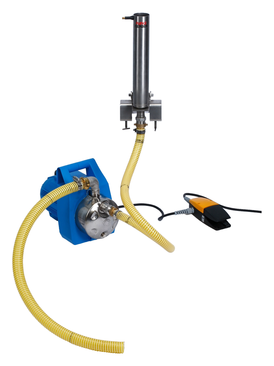 Sediment Tester, SEDILAB-E, Stainless Steel, for 500 ml of Milk, with Pump and Clamp for Attaching to Tables