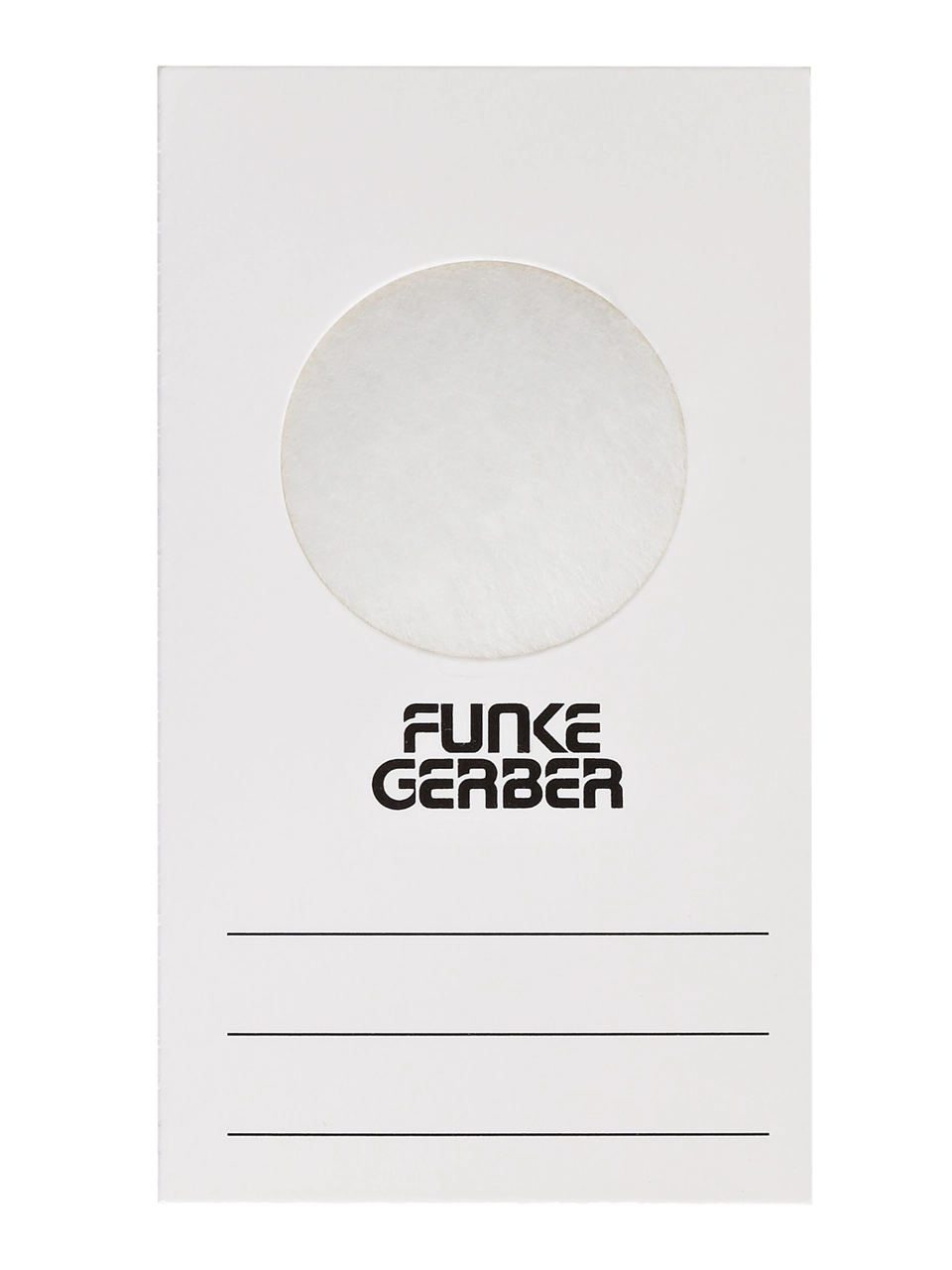 Filter Paper, for Sediment Testers, with Writing Surface, 28 mm Diameter, 80 x 45 mm Dimensions, 1000 pcs/pack