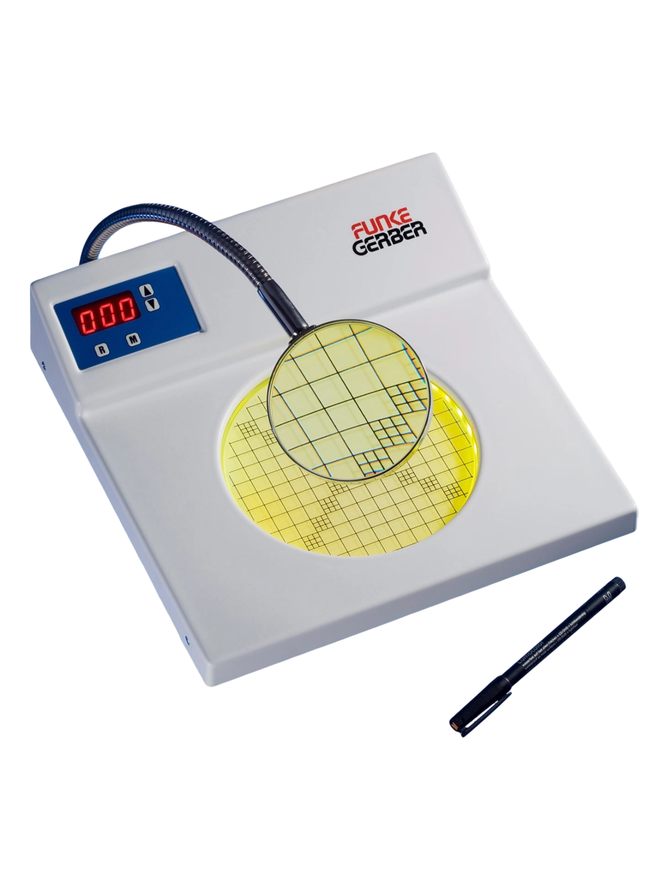 Colony Counter, ColonyStar, Manual, LED Lighting System, up to 145 mm Petri Dishes, 2 x Magnification