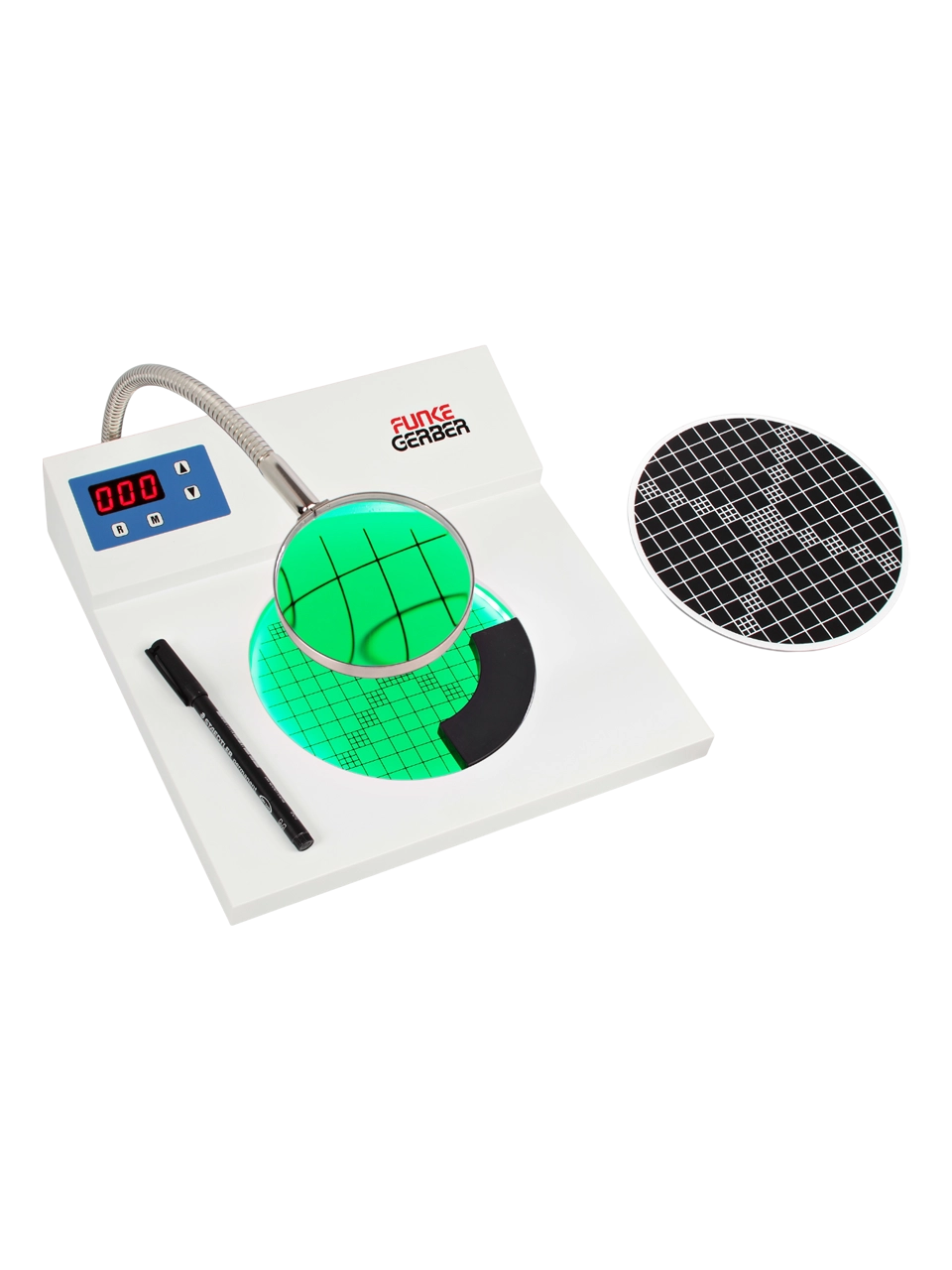 Colony Counter, ColonyStar, Manual, LED Lighting System, up to 145 mm Petri Dishes, 2 x Magnification