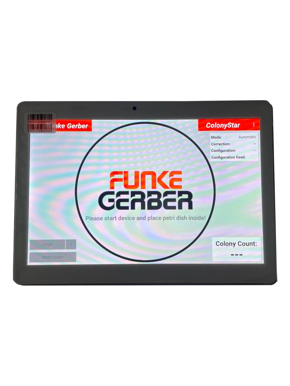 Tablet Computer, Standard, Spare Part for ColonyStar Automatic Colony Counters