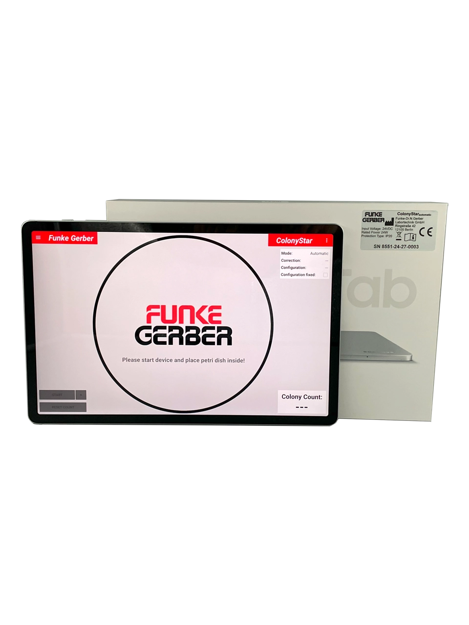 Tablet Computer, Superior, Spare Part for ColonyStar Automatic Colony Counters