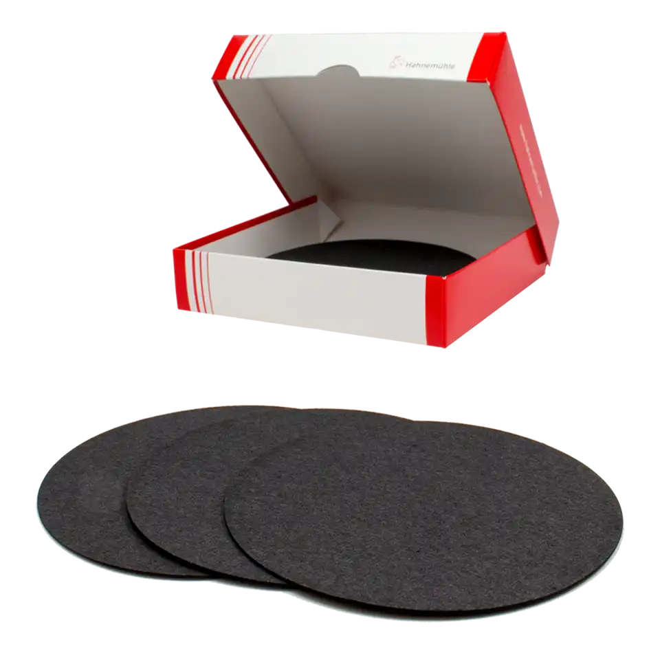 Activated Carbon Filter Paper, Grade 508, Plain Discs, 110 mm Diamater, 50 pcs/pack
