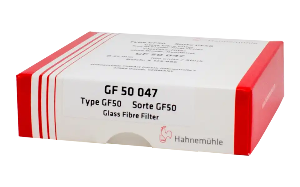 Cam Mikroelyaf Filtre, Grade GF 50, Bağlayıcı İçermez, Düz Daire, 25 mm Çap, 100 adet/paket