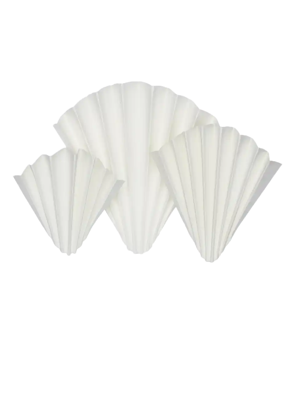 Genel Kullanım Filtre Kağıdı, Grade 0860, Pürüzsüz, Katlanmış Daire, 150 mm Çap, 100 adet/paket