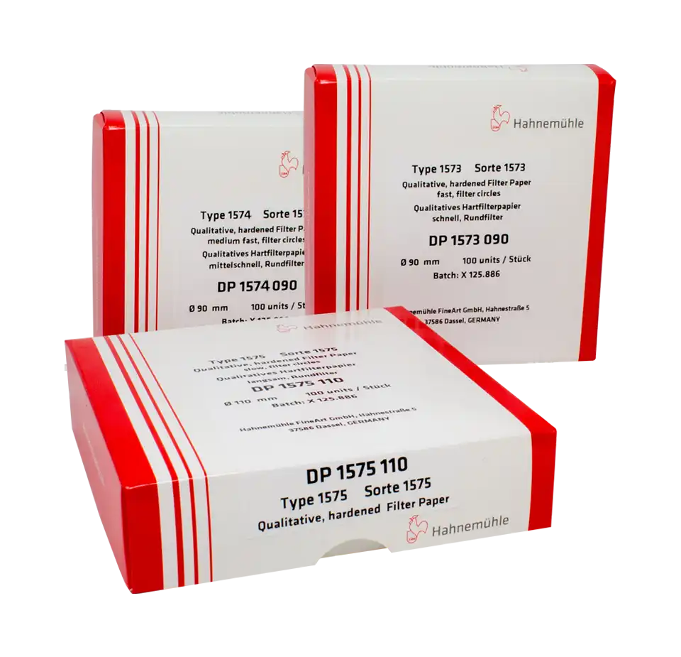 Qualitative Filter Paper, Grade 1575, Highly Pure, Hardened, Plain Discs, 70 mm Diameter, 100 pcs/pack
