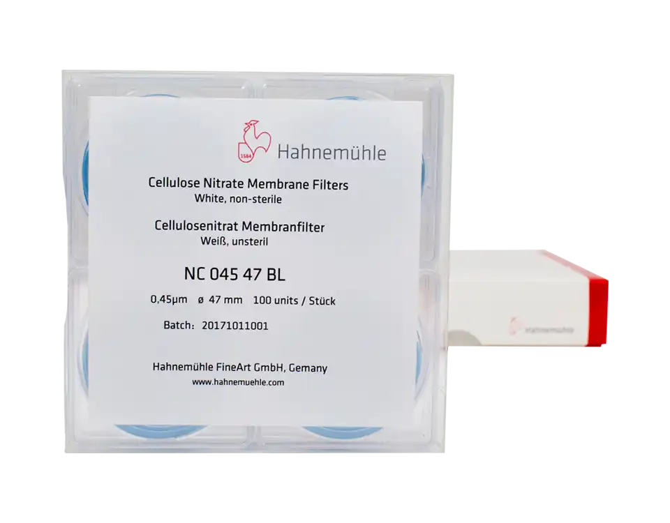 Selüloz Nitrat Membran Filtre, Hidrofilik, Beyaz, Non-steril, Düz Daire, 0,2 μm, 25 mm, 100 adet/paket