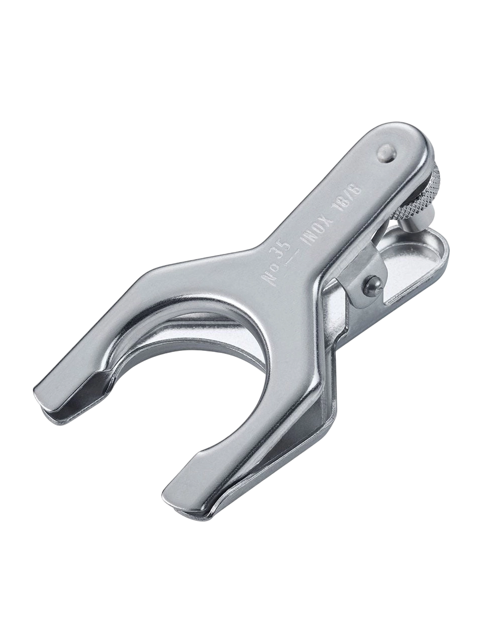 Ball Joint Clamp, RV 05.10, Stainless Steel, for Receiving Flasks on IKA Rotary Evaporators