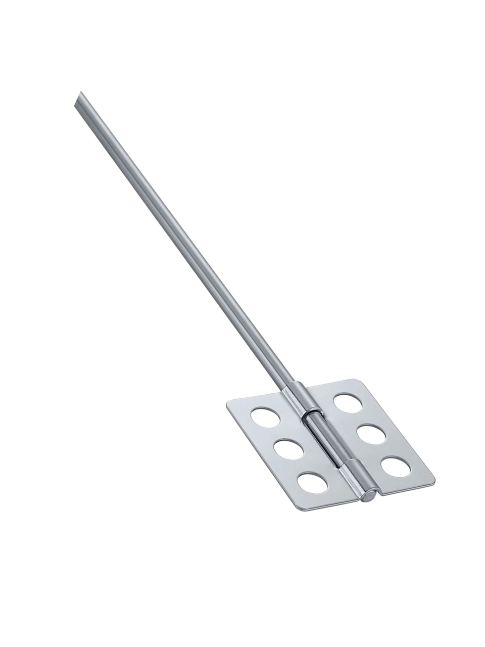 Mekanik Karıştırıcı Şaftı, R 1375, Paslanmaz Çelik, Kürek Kafalı, ≤ 800 RPM, 8 mm Çap, 550 mm Uzunluk, 70 mm Kafa Çapı