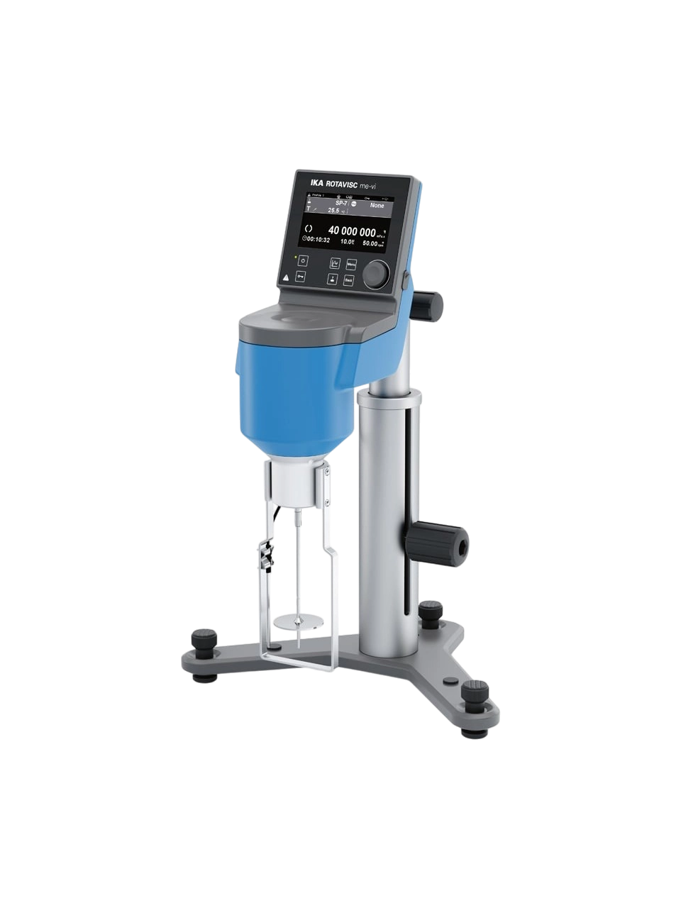 Viskozimetre, ROTAVISC me-vi Complete, 0,01-200 RPM, 600 ml Kap Hacmi, 40000000 mPas Maksimum Viskozite Zaman Ayarlı, TFT Ekran