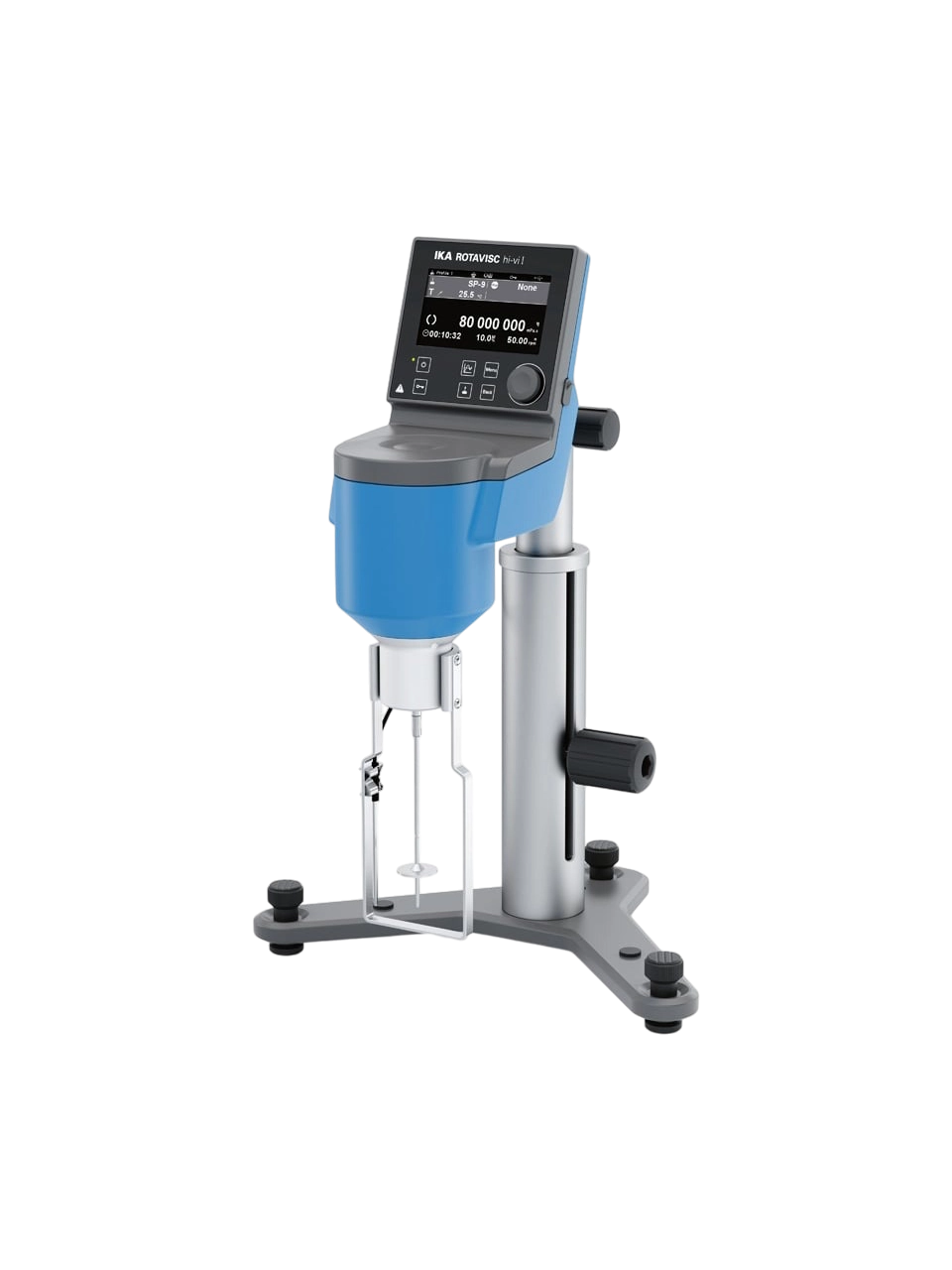 Viskozimetre, ROTAVISC hi-vi I Complete, 0,01-200 RPM, 600 ml Kap Hacmi, 80000000 mPas Maksimum Viskozite Zaman Ayarlı, TFT Ekran