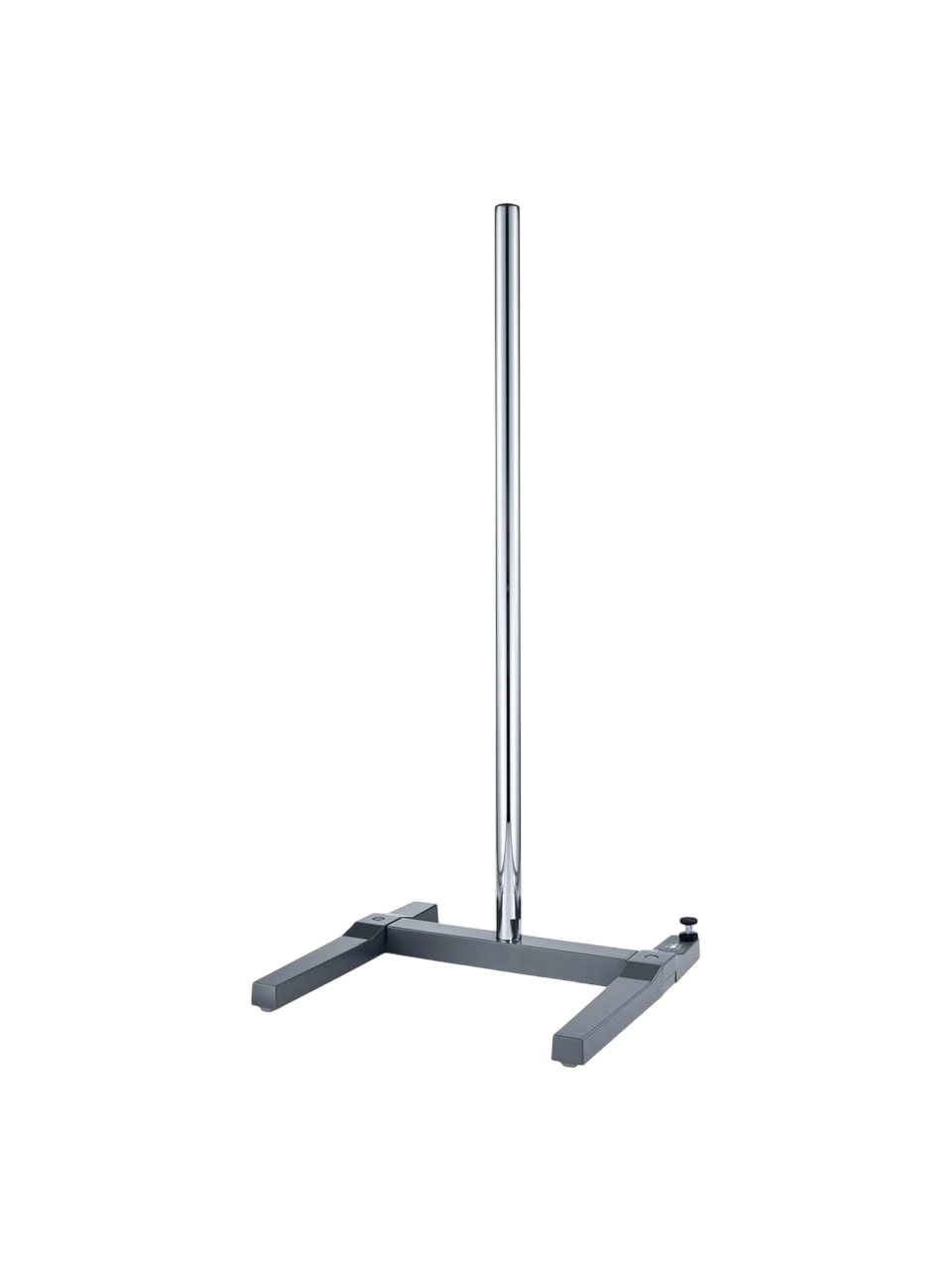 Laboratuvar Standı, R 2722, H-Şekil, 460 x 420 mm Taban Ölçüleri, Maksimum 10 kg Yük, 34 x 1000 mm Çubuklu