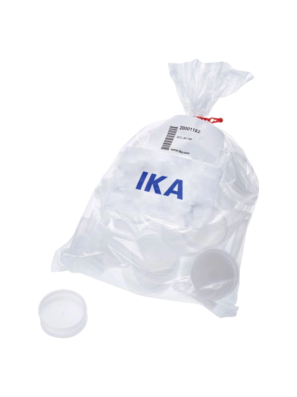 Öğütme Haznesi Kapağı, MTC 40.100, P.P, IKA Tek Kullanımlık Öğütme Hazneleri İçin, Non-Steril, 100 adet/paket