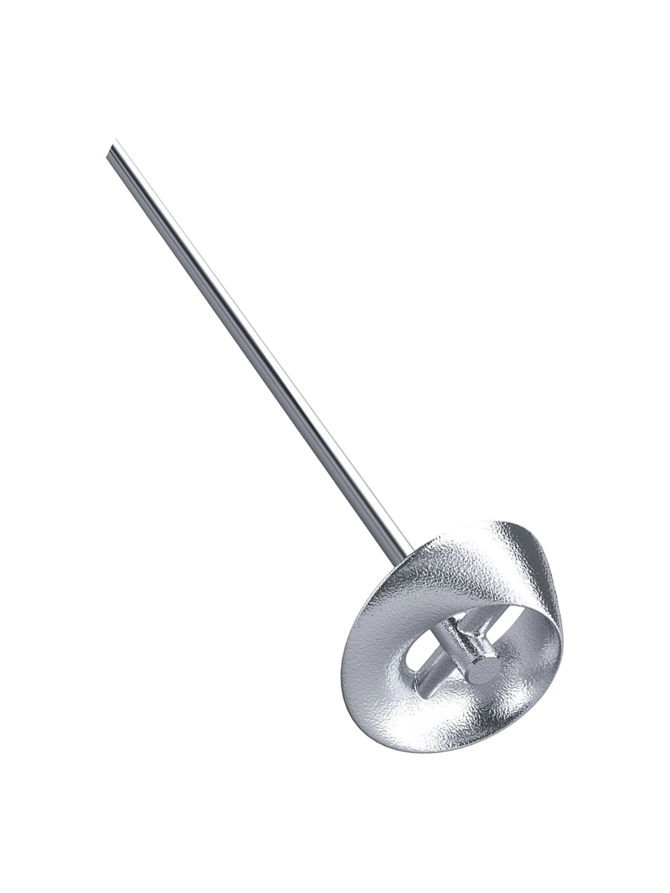 Mekanik Karıştırıcı Şaftı, R 3001.1, Paslanmaz Çelik, Moebius Kafalı, ≤ 800 RPM, 10 mm Çap, 575 mm Uzunluk, 100 mm Kafa Çapı