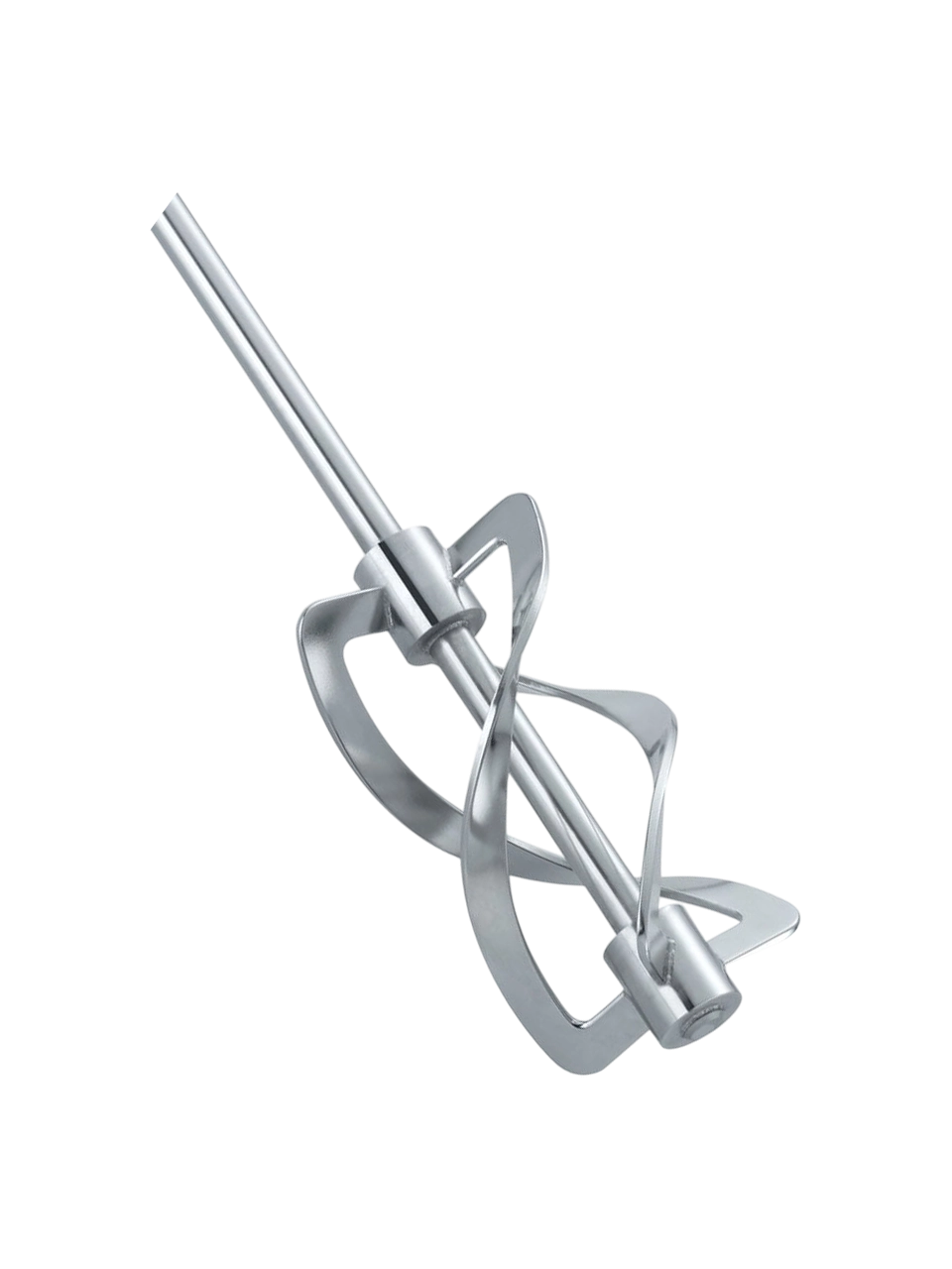Mekanik Karıştırıcı Şaftı, R 3003, Paslanmaz Çelik, Spiral Kafalı, ≤ 800 RPM, 8 mm Çap, 350 mm Uzunluk, 50 mm Kafa Çapı