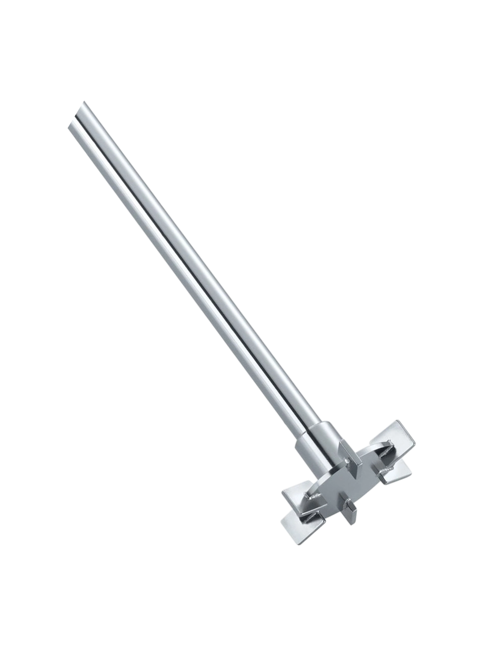 Mekanik Karıştırıcı Şaftı, R 3004.1, Paslanmaz Çelik, Bıçak Kafalı, ≤ 1000 RPM, 10 mm Çap, 565 mm Uzunluk, 50 mm Kafa Çapı
