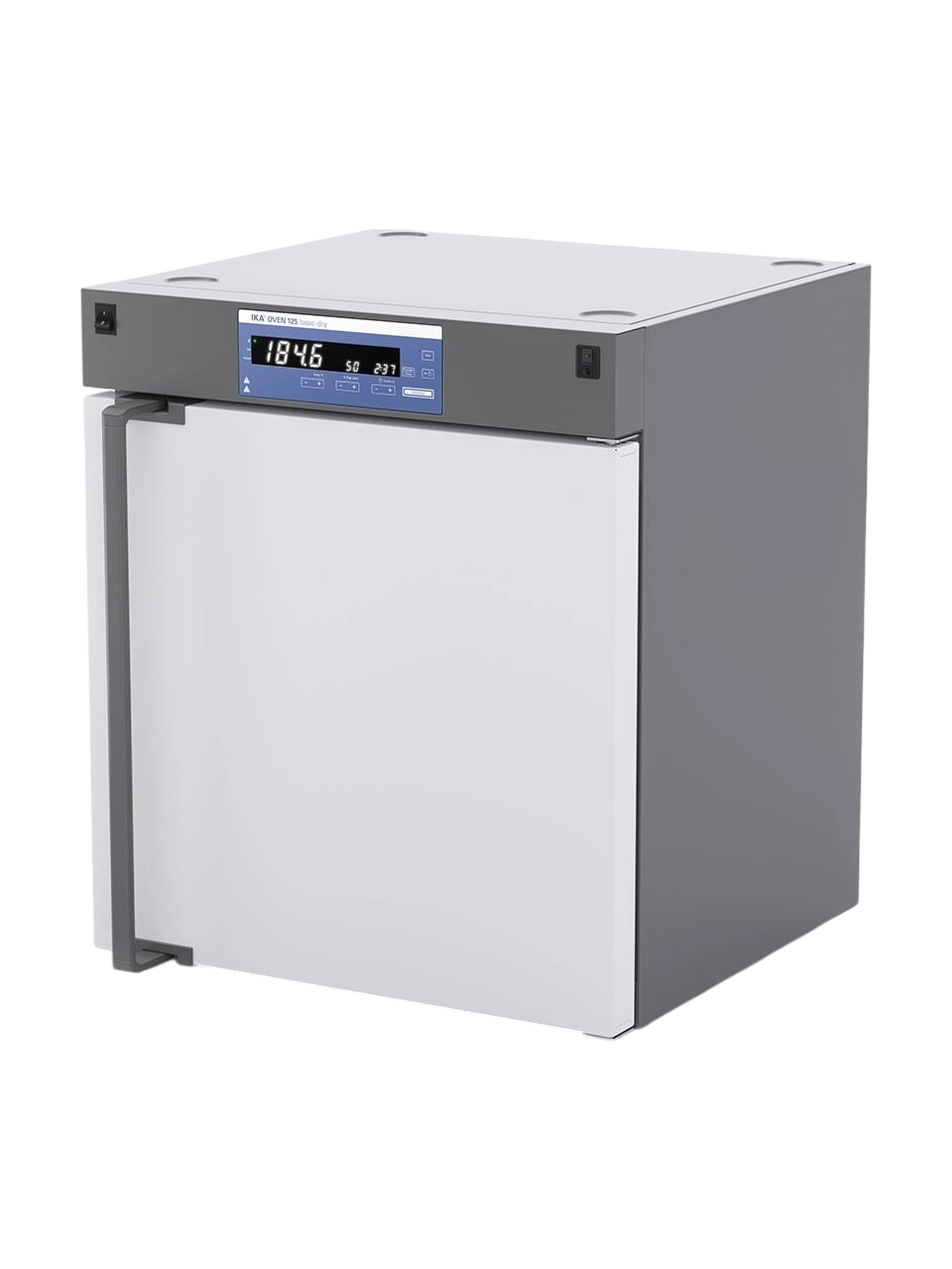 Sterilizatör (Kurutma Fırını), IKA OVEN 125 Basic Dry, Standart, Ortam Sıcaklığı +5°C-250°C, Zaman Ayarlı, 125 L Hacim, LED Ekran