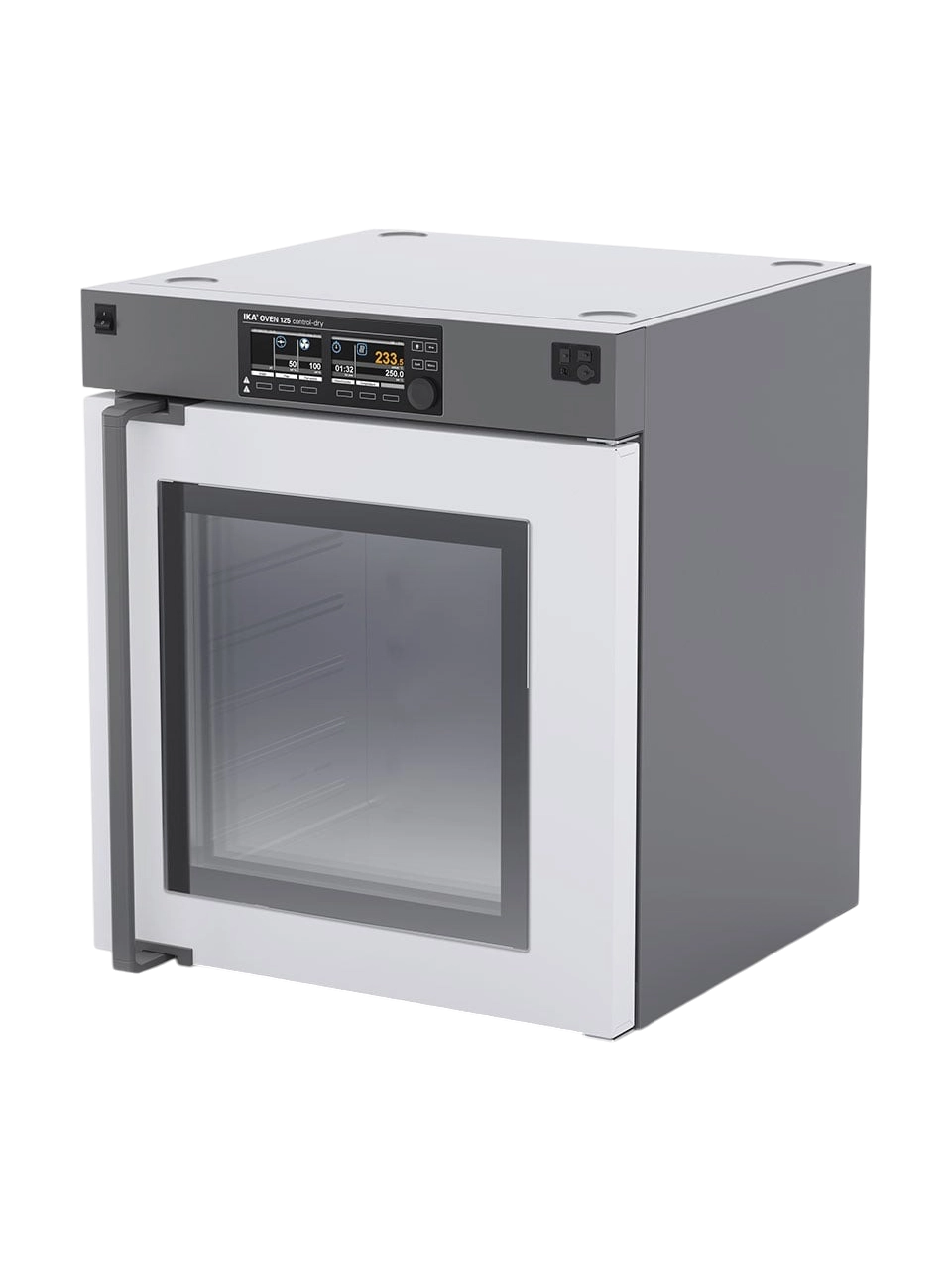 Sterilizatör (Kurutma Fırını), IKA OVEN 125 Control Dry-Glass, Cam Kapı, Ortam Sıcaklığı +5°C-300°C, Zaman Ayarlı, 125 L Hacim, LCD Ekran