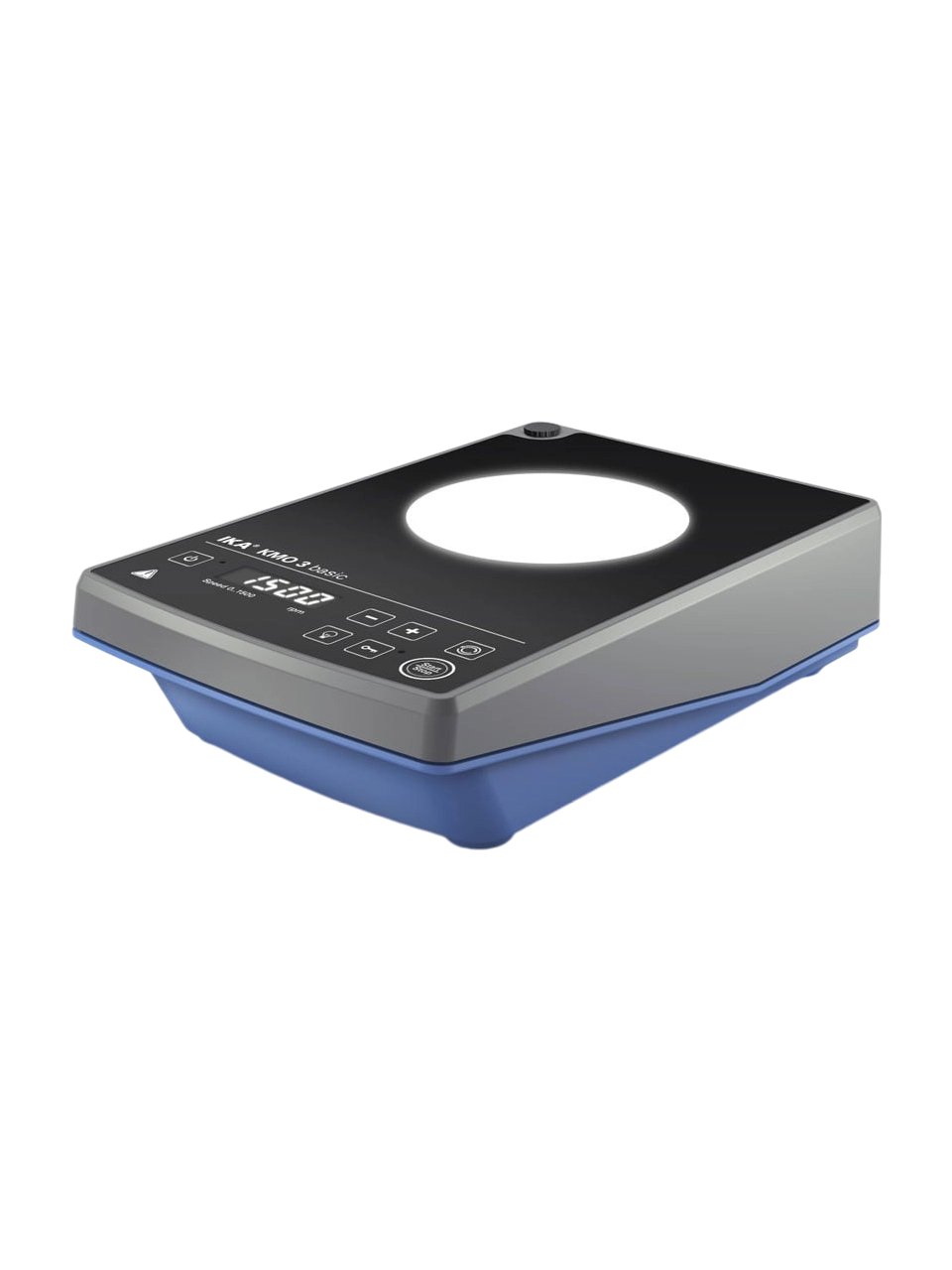 Manyetik Karıştırıcı, KMO 3 Basic, 140x120 mm Cam Plaka, 10-1500 RPM, Isıtıcısız, Tek Pozisyonlu, 5 L, Zamanlayıcısız, LED Ekran
