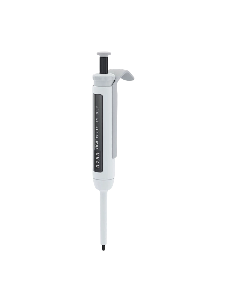 Micropipette (Automatic Pipette), IKA PETTE Vario, Autoclavable, Single Channel, Grey, 0,5-10 µl Adjustable Volume (Analog), 0,1 µl Accuracy, 0,01 µl Subdivision