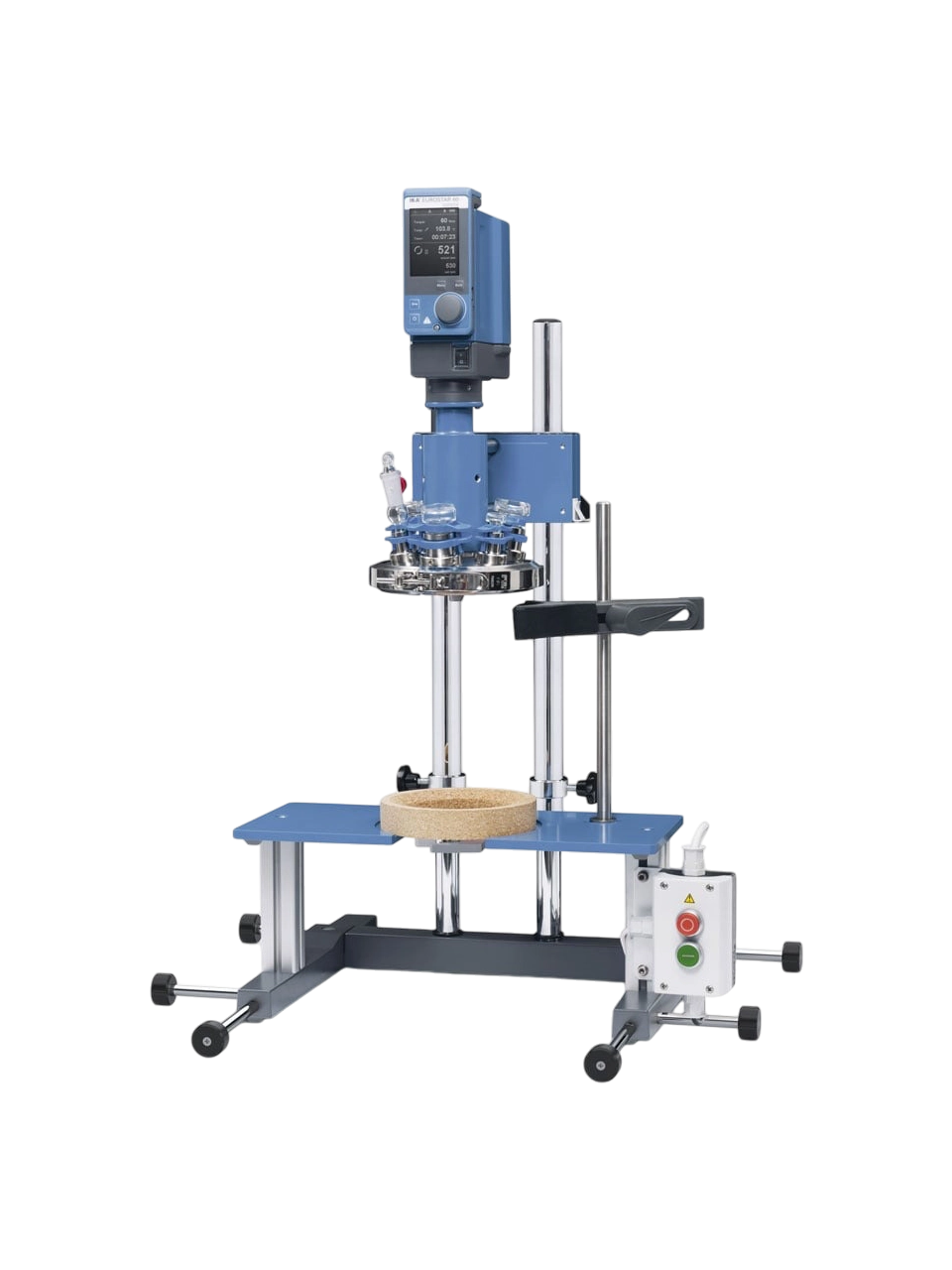 Laboratuvar Reaktörü, LR-2.ST Compact Power, -50...+230°C Çalışma Sıcaklığı, 60 Ncm Maksimum Tork, IKA EUROSTAR 60 Control Mekanik Karıştırıcılı, 2 L Hacim