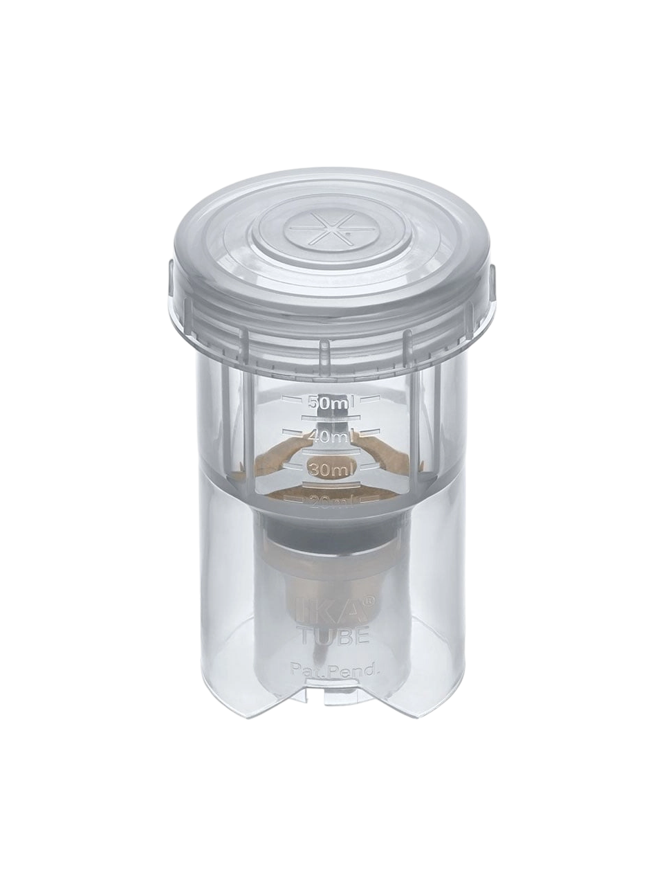Çözünme Tüpü, DIS-50-T-M, P.P, Titanyum Çözücü, IKA ULTRA-TURRAX® Tube Drive Control İçin, Non-Steril, 48 mm Çap, 50 ml Hacim, 10 adet/paket