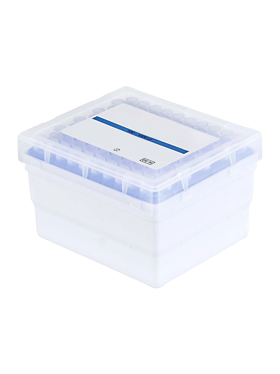 Pipette Tips, P.P, Transparent, Autoclavable, 1.000 µl, with Filter, Sterile, (20 x 96 rack), 1920 pcs/box