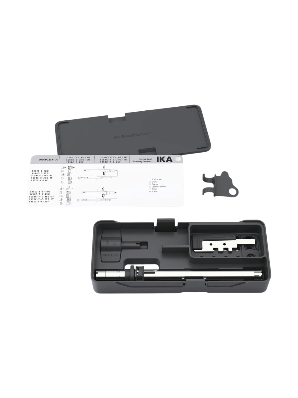 Mekanik Homojenizatör Şaftı, S 25 EC - T - C - 18 G, Paslanmaz Çelik, IKA T 25 Easy Clean Serisi Mekanik Homojenizatörler İçin, 18 mm Çap, 191 mm Uzunluk