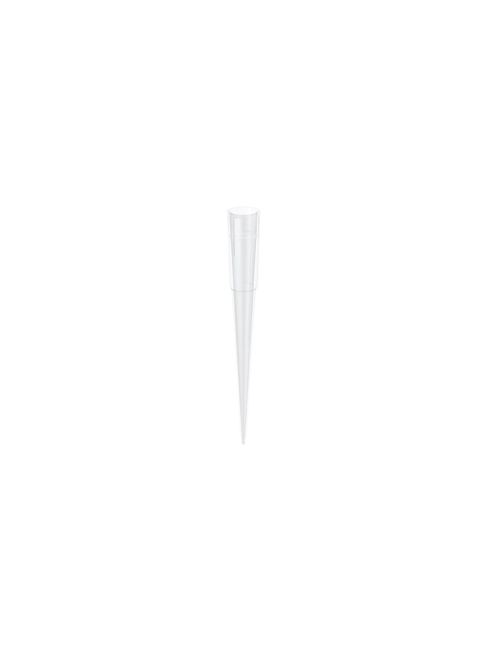 Pipette Tips, P.P, Transparent, Autoclavable, 200 µl, W/O Filter, Non-sterile, 1000 pcs/bag
