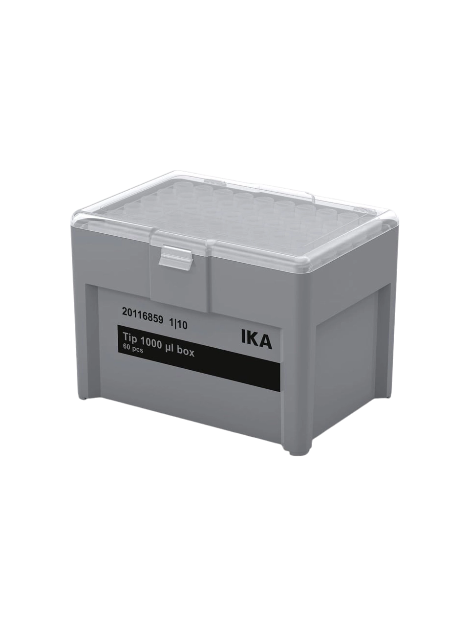Pipette Tips, P.P, Transparent, Autoclavable, 1.000 µl, W/O Filter, Non-sterile, (10 x 60 rack), 600 pcs/box