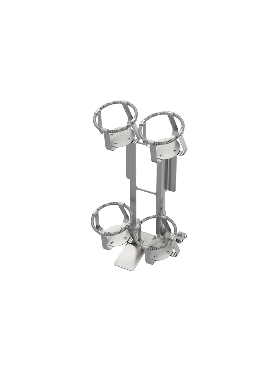 Holder, HA.sfh.250, for Attaching 250 ml Sample Bottles to IKA Bioreactor Vessels, Autoclavable, 4 Positions