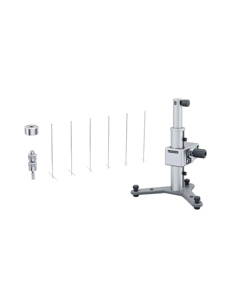 Elektrikli Stand, HELISTAND Set, IKA ROTAVISC HELI Viskozimetreler İçin, Maksimum 3,2 kg Yük, 351 x 330 x 262 mm Ebatlar, Şaft ve Somunlarla Komple