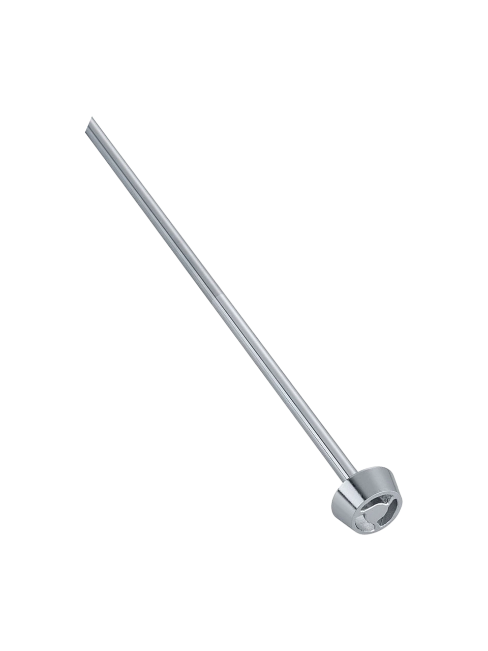 Mekanik Karıştırıcı Şaftı, R 1311, Paslanmaz Çelik, Türbin Kafalı, ≤ 2000 RPM, 8 mm Çap, 350 mm Uzunluk, 30 mm Kafa Çapı