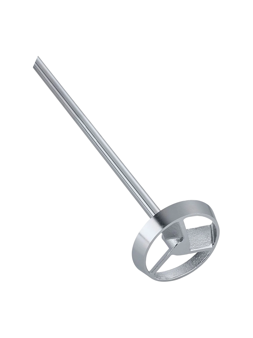 Mekanik Karıştırıcı Şaftı, R 1313, Paslanmaz Çelik, Türbin Kafalı, ≤ 800 RPM, 10 mm Çap, 400 mm Uzunluk, 70 mm Kafa Çapı